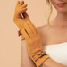 Powder Gloves Fenella - Mustard