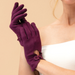 Powder Gloves Suki - Damson