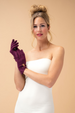 Powder Gloves Suki - Damson