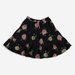 Baby Boden Grey Floral Skirt