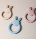 Luxury Silicone Baby Bunny Teether - Assorted Colours