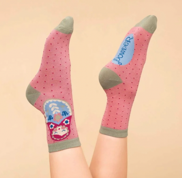 Powder Socks Matryoshka Doll - Petal