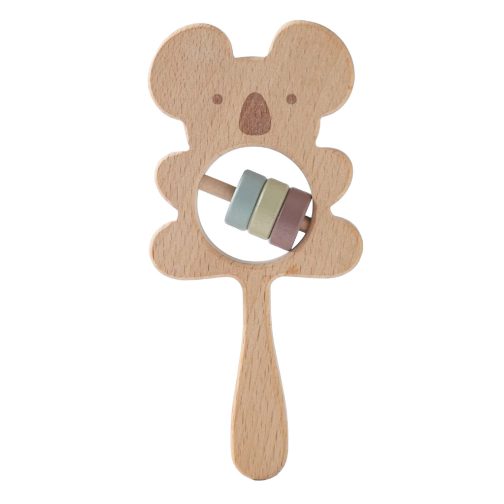 Wooden Children's Koala Rattle