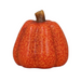 Gisela Graham Orange Speckle Ceramic Pumpkin Ornament, Mini