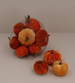 Gisela Graham Autumn Mix Velvet Mini Pumpkin Decoration, Bag of 9