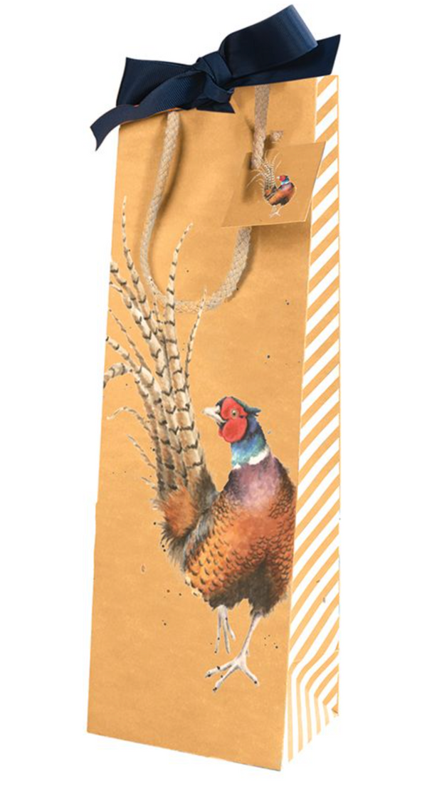 Wrendale 'Ready for My Close Up' Pheasant Bottle Bag