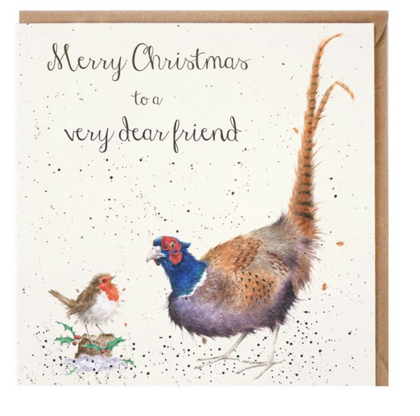 Wrendale 'Dear Friend' Christmas Card