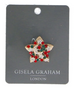 Gisela Graham Diamante/Metal Brooch