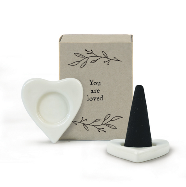 East of India Matchbox Incense Cone - Loved