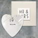 East of India Ring Dish - Mr & Mrs