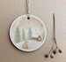 East of India Round Woodland Tag - Bear & Cottage