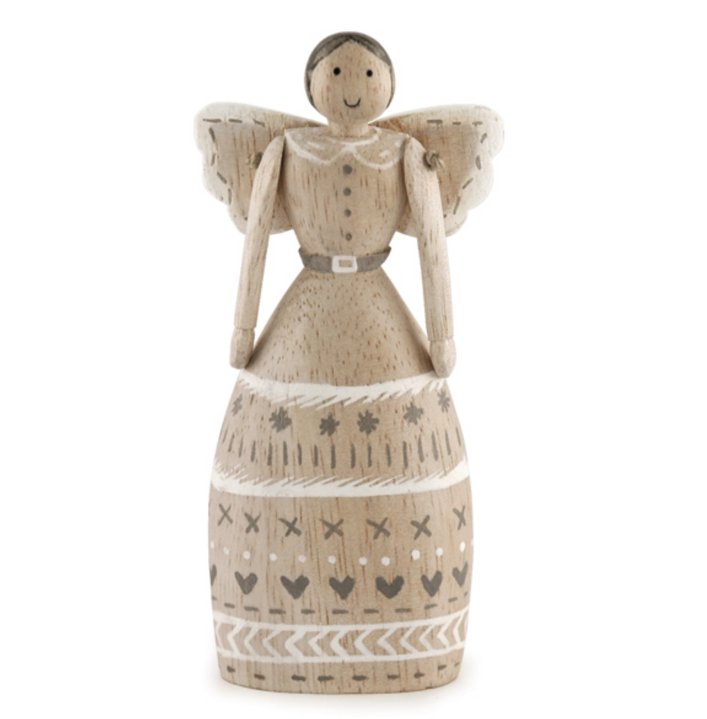 East of India Folkart Angel - Natural