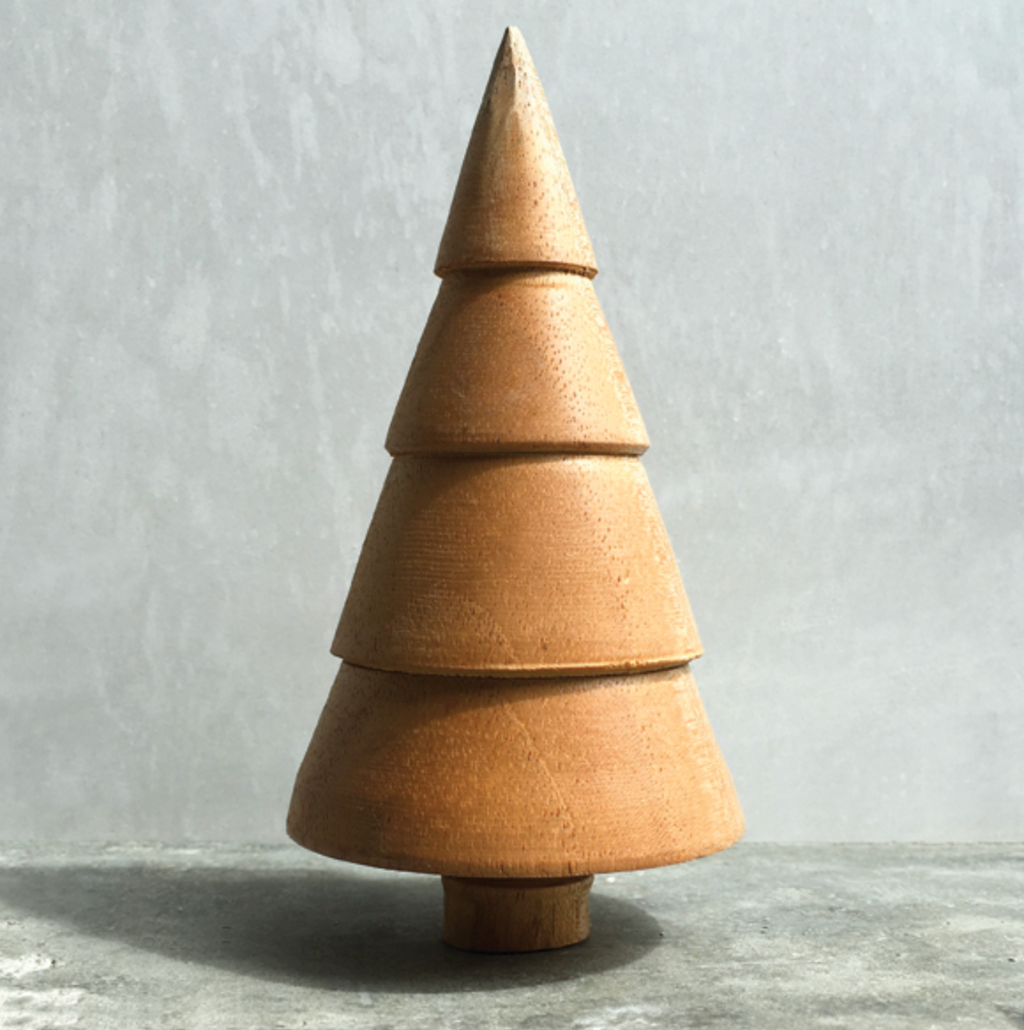 East of India Turned Christmas Tree - Ridged