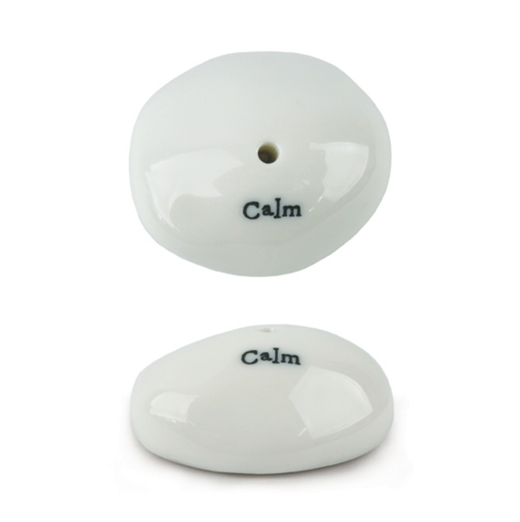 East of India Pebble Incense Holder - Calm