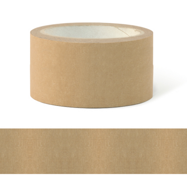East of India Very Wide Brown Tape - 48mm Plain