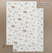 East of India Small Sheet Of Wrap - Meadow Friends