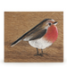 East of India Flat Wood Painting - Robin