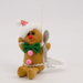 Brown Gingerbread Man Christmas Decoration 16cm x 7cm