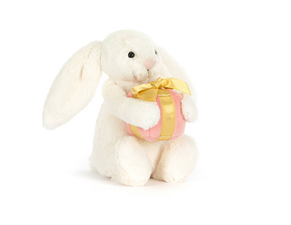 Jellycat Bashful Bunny with Present