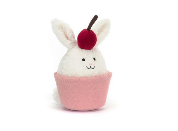 Jellycat Dainty Dessert Bunny Cupcake