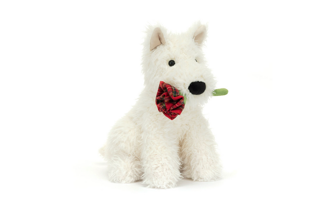 Jellycat Munro Scottie Dog 'Love You'