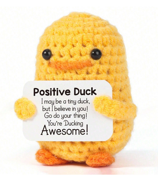 Positive Crochet Duck