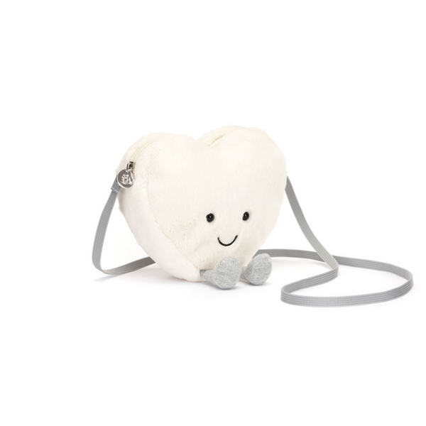 Jellycat Amuseables Cream Heart Bag