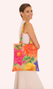 Powder Canvas Tote Bag - Bountiful Blooms