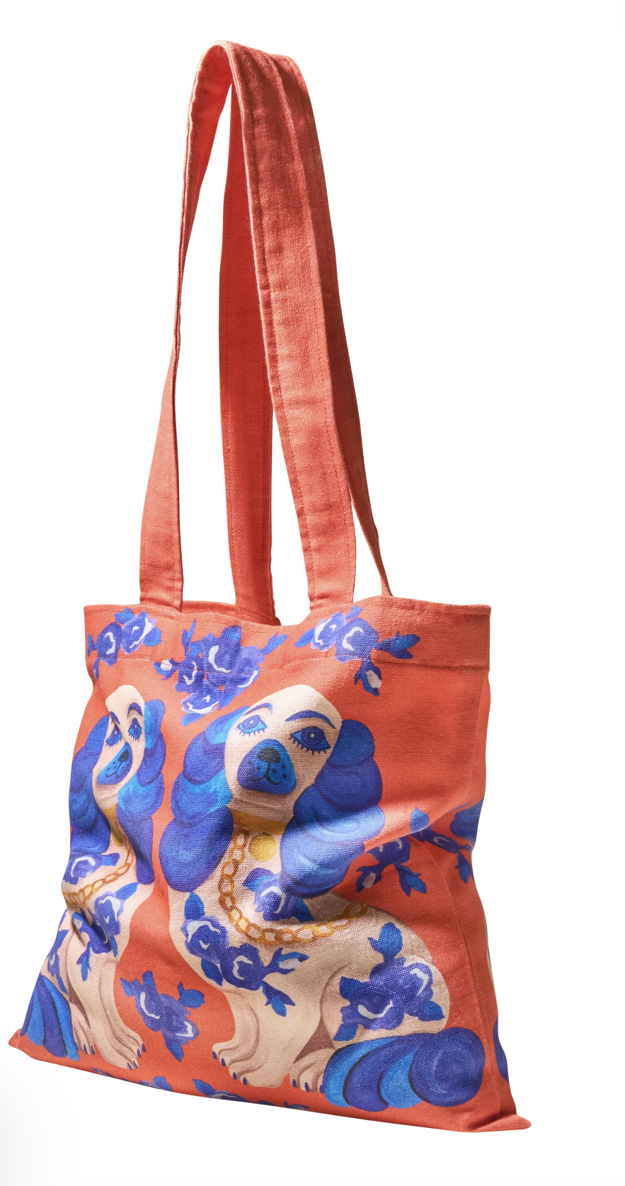 Powder Canvas Tote Bag - Splendid Spaniels