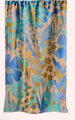 Powder Cotton Scarf - Springtime Floral - Denim