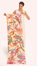 Powder Cotton Scarf - Tropical Paradise