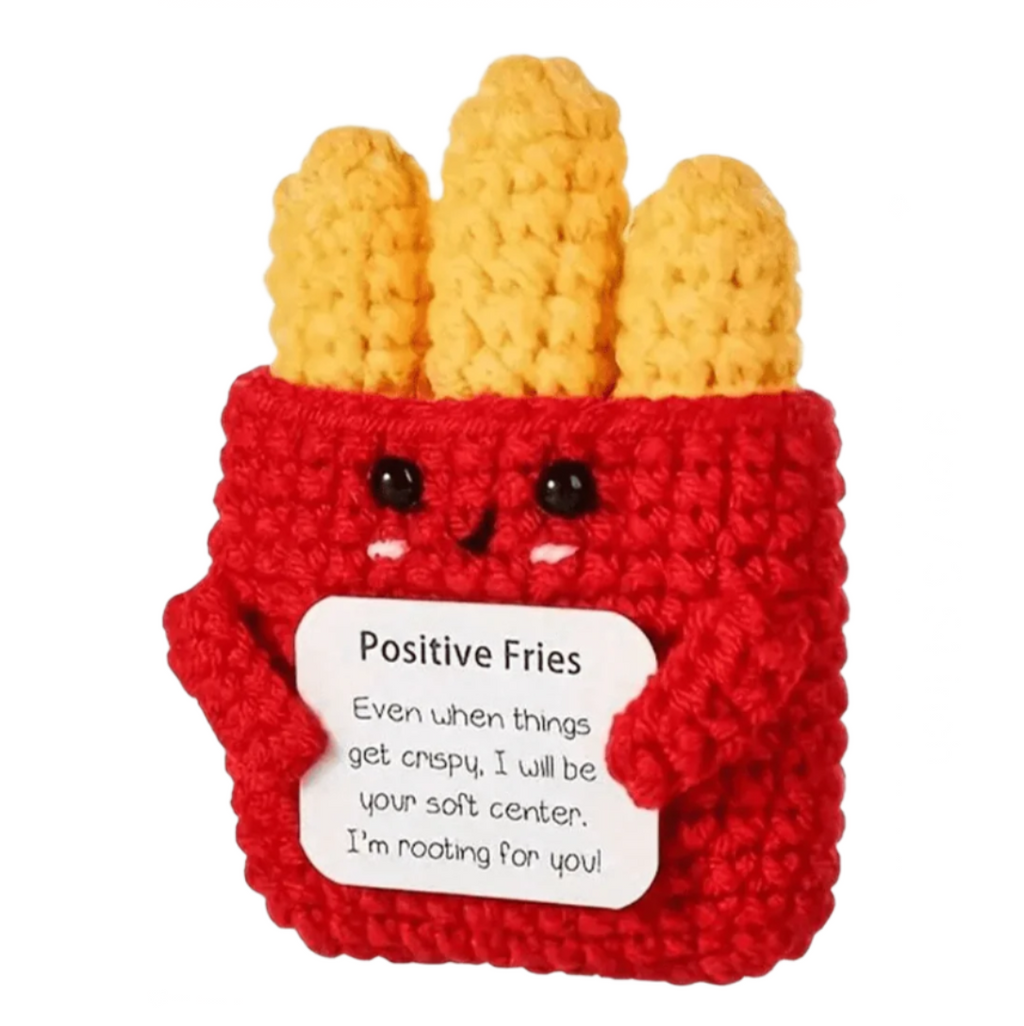 Positive Crochet French Fries Gift