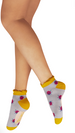Powder Ladies Trainer Socks - Lovely Ladybirds - Lilac