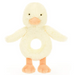 Jellycat Bashful Duckling Ring Rattle