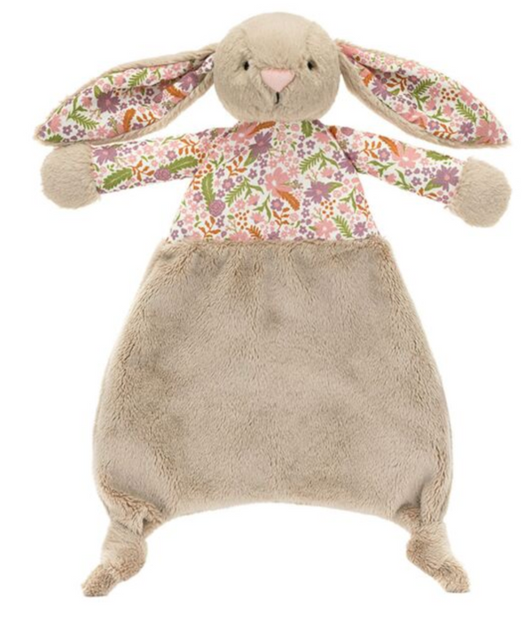 Jellycat Blossom Beige Bunny 'Petal' Comforter