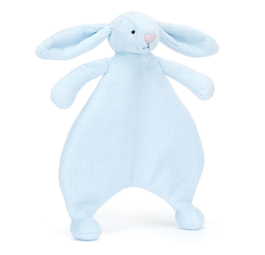 Jellycat Bashful Blue Bunny Comforter