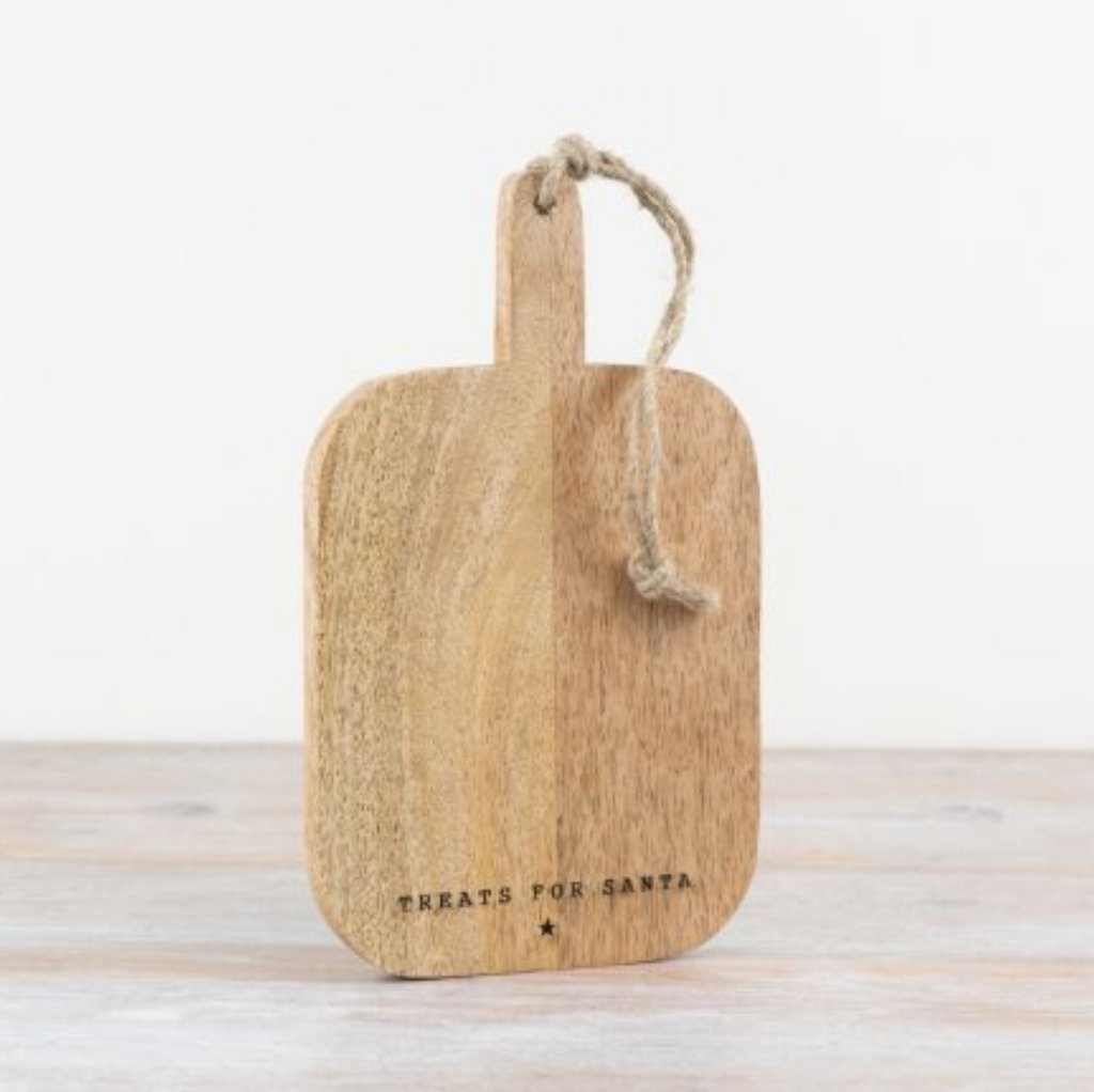 Treats For Santa Wooden Chopping Board