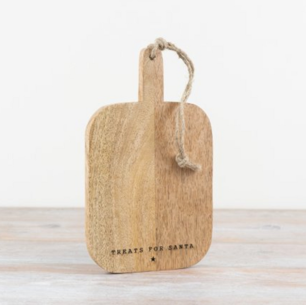Treats For Santa Wooden Chopping Board