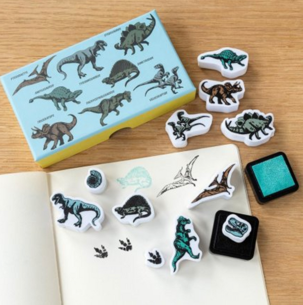 Rex London Dinosaur Mini Stamp Set