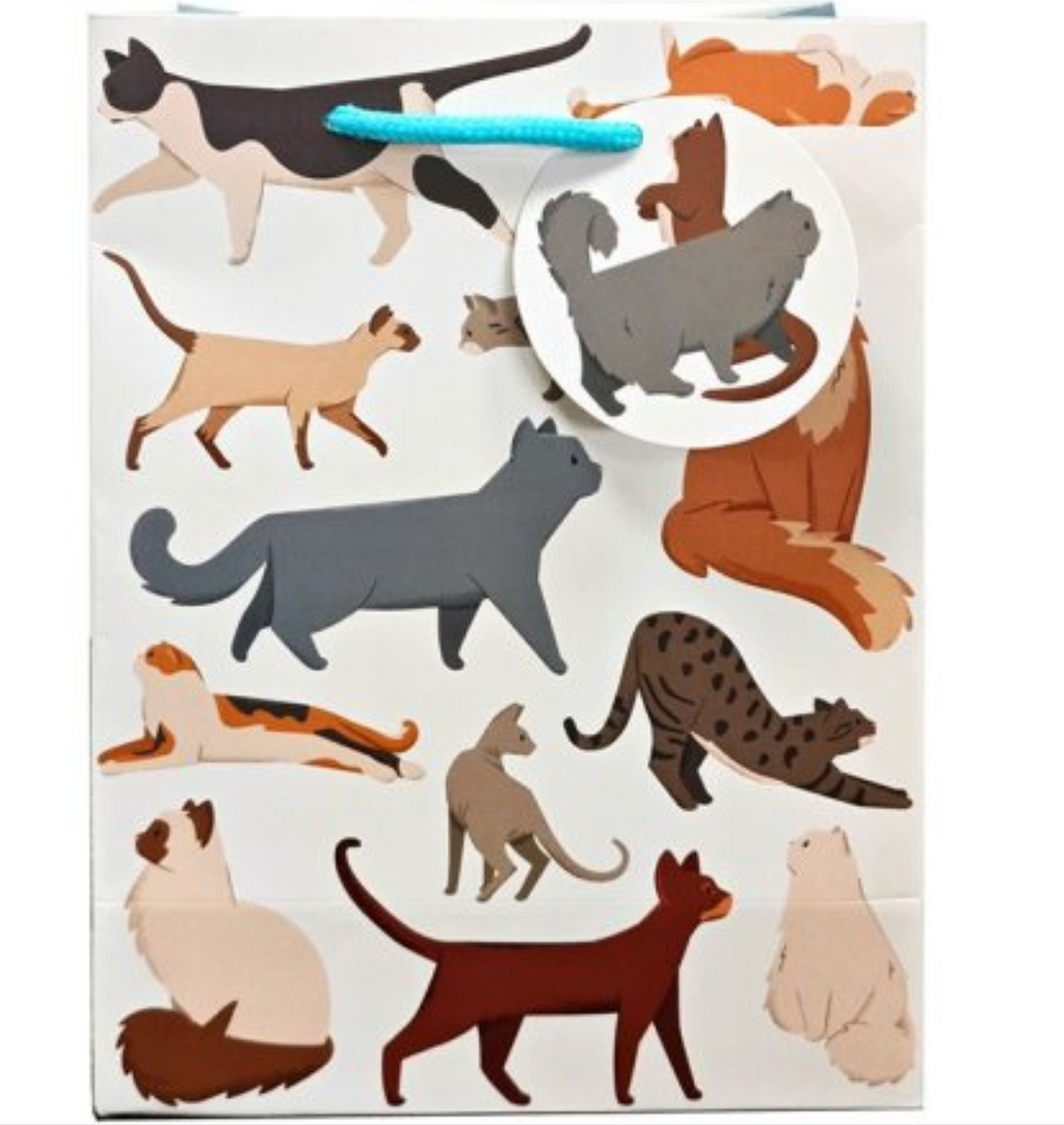 Medium Feline Fine Cats Gift Bag