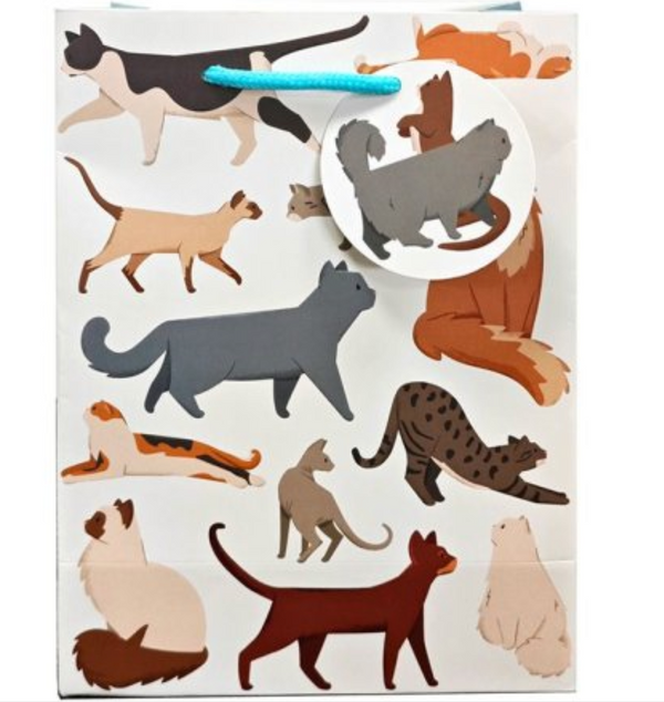 Medium Feline Fine Cats Gift Bag