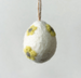 East of India Felted Daisy Egg - Yellow