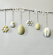 East of India Felted Daisy Egg - Green