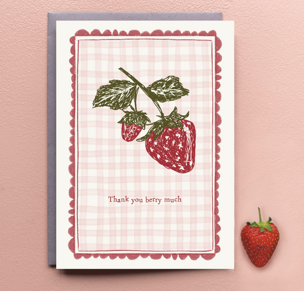 East of India Fruity Card - Thank You Berry Much