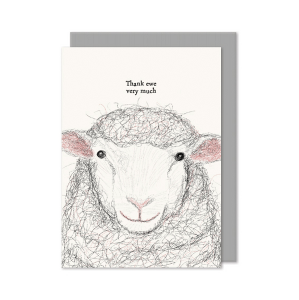 East of India Sheep Card - Thank Ewe Very Much