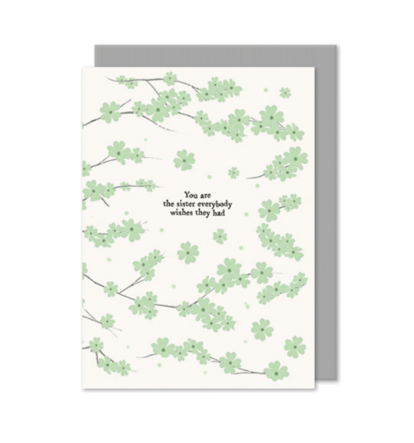 East of India Blossom Card - Sister