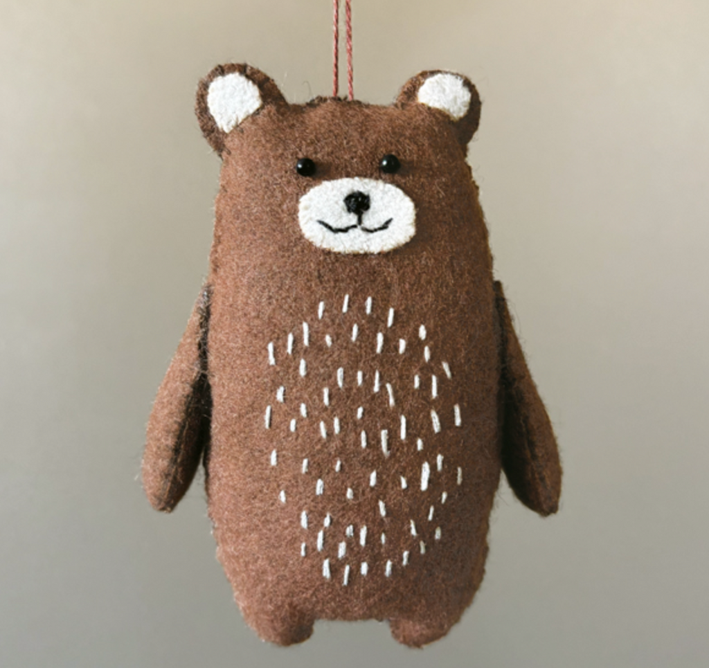 East of India Hanging Woodland Animal - Bear
