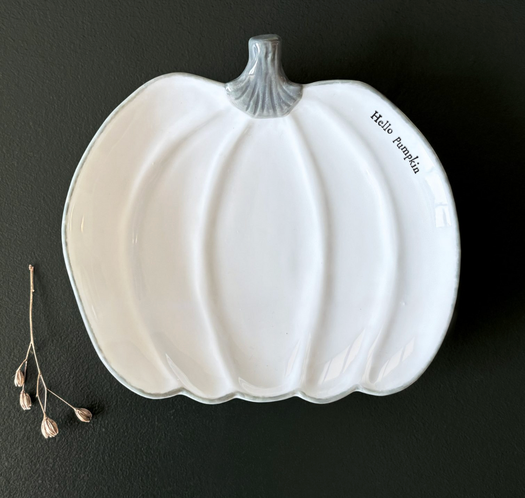 East of India Boxed Dish - Hello Pumpkin