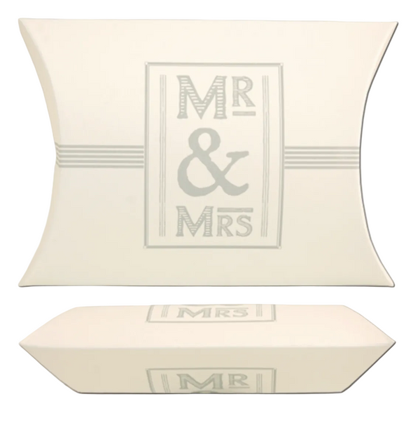 East of India Large Pillow Box - Mr & Mrs