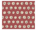 East of India Sheet of Gift Wrap - Red Robins & Rosehips
